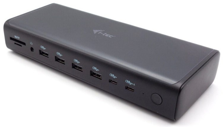 Dokovací stanice i-tec Universal 4K Display, Power Delivery 140W černá