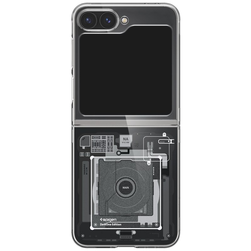 Kryt na mobil Spigen Air Skin Zero One na Samsung Galaxy Z Flip6/7 FE průhledný