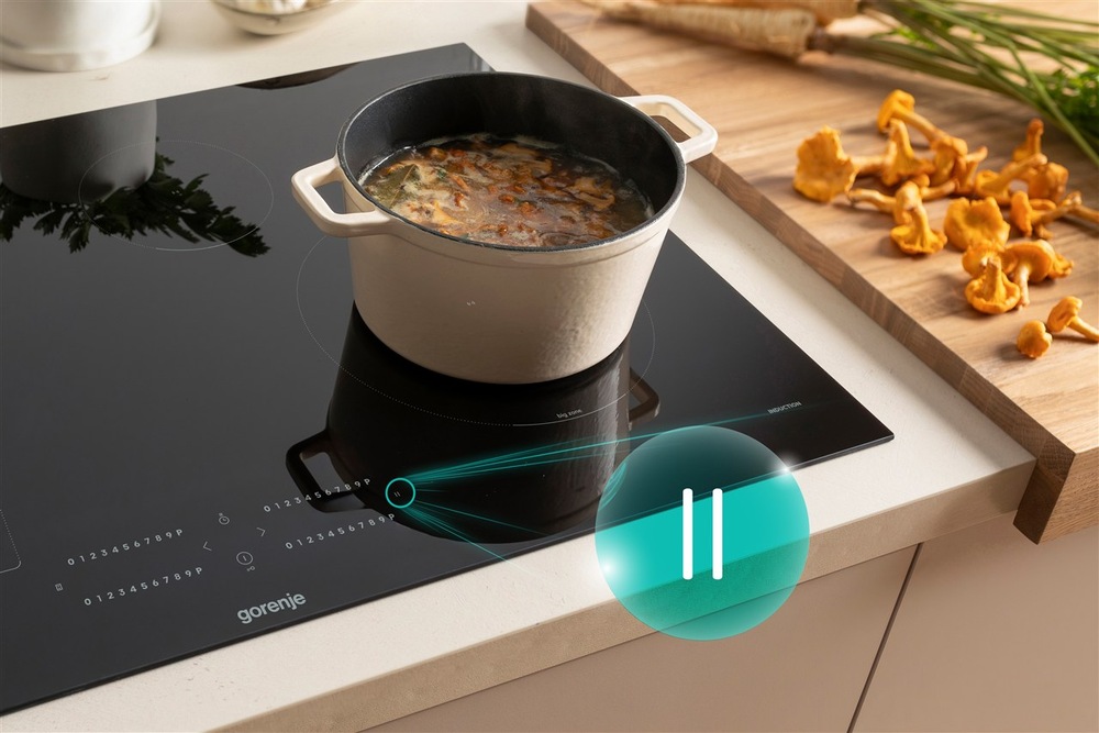 Indukční varná deska Gorenje G400 GIC8422BSC černá Varná deska Gorenje GIC8422BSC automatická detekce nádobí