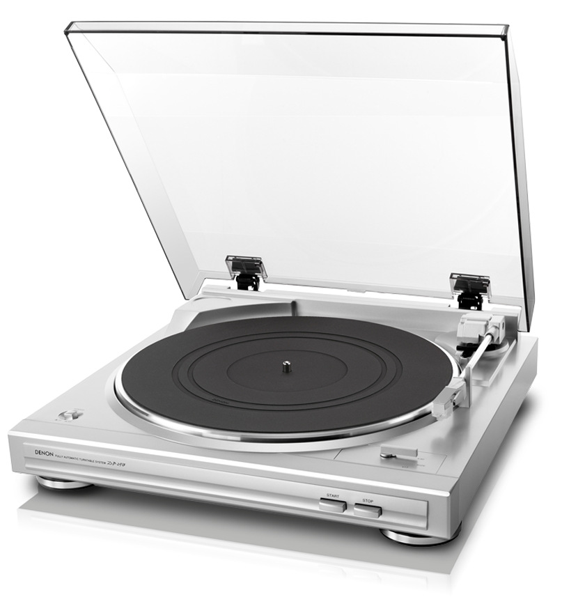 Gramofon Denon DP-29F stříbrný