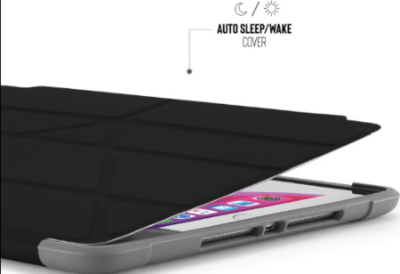 Pouzdro na tablet Pipetto Origami Pencil Shield na Apple iPad 10,2" (2019/2020) černý Pipetto Origami Pencil Shield pro Apple iPad 10,2" (2019), černá