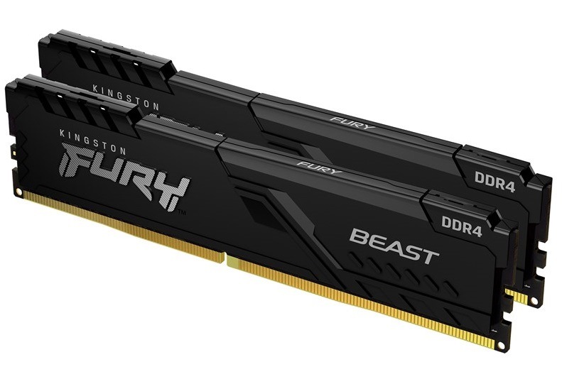 Operační paměť Kingston FURY Beast Black 64GB (2x32GB) DDR4 3200MHz CL16