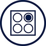 Sklokeramická varná deska Electrolux EHF6342XOK černá/nerez Sklokeramická varná deska Electrolux EHF6342XOK černá/nerez