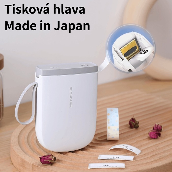 Tiskárna štítků Niimbot D11-H Smart + role štítků modrá Niimbot D11-H Smart + role štítků, modrá