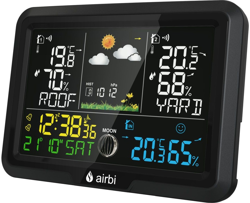 Meteostanice Airbi DUO Color, 2 čidla