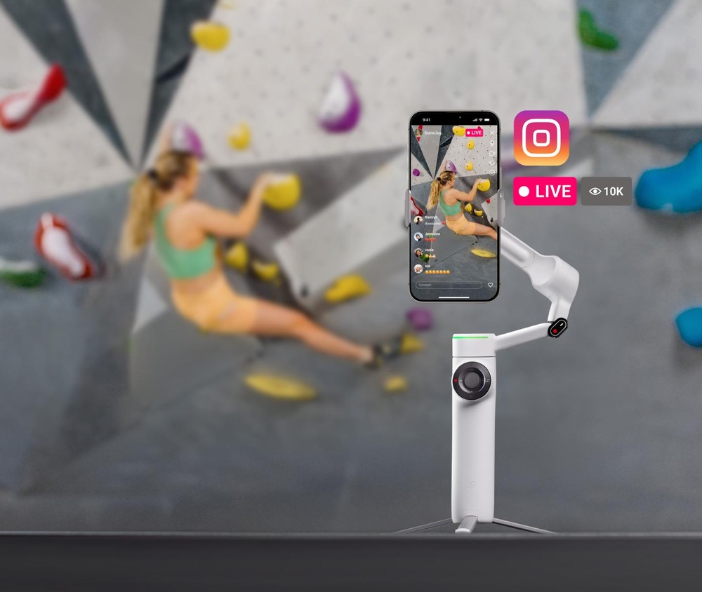 Stabilizátor Insta360 Flow 2 Pro Combo bílý