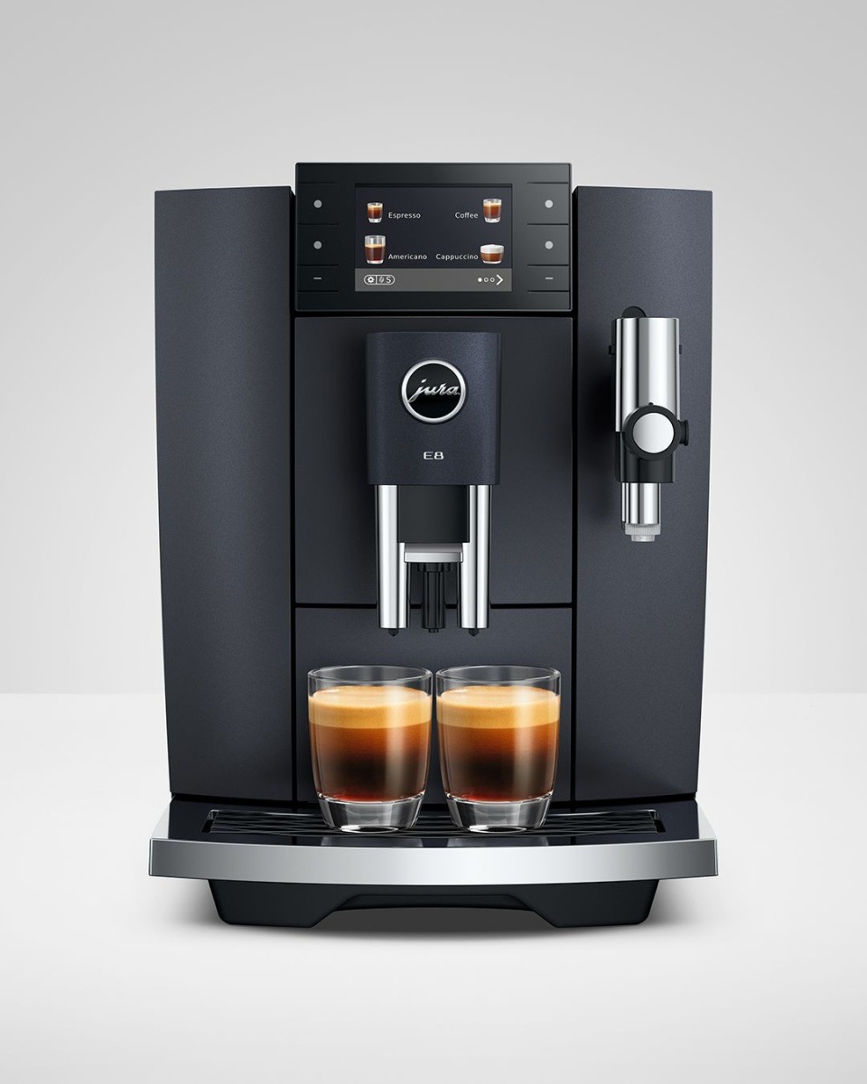 Automatický kávovar Jura E8 Cosmic Black (modelový rok 2026) černý