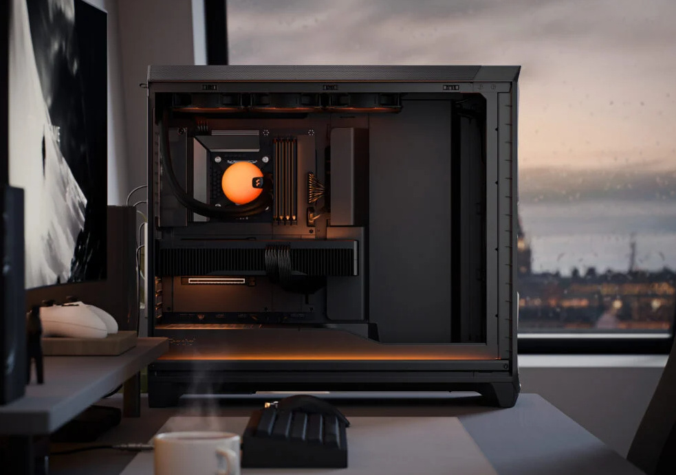 Case FRACTAL DESIGN Meshify 3 XL Ambience Pro RGB bílá Skříň FRACTAL DESIGN Meshify 3 XL Ambience Pro RGB nabídne krásně čistý vnitřek