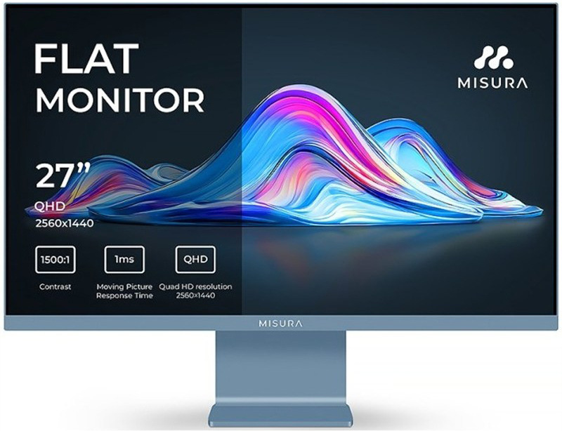 Monitor MISURA VIVA P26M2741QKAB01 27",LED podsvícení, IPS panel, 1ms, 1500: 1, 350cd/m2, 2560 × 1440 WQHD