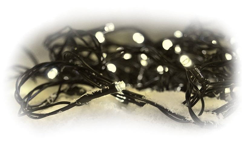 Vánoční osvětlení Solight řetěz, 3m, 20 LED, 3 x AA, teplá bílá