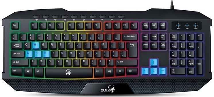 Herní klávesnice Genius GX GAMING Scorpion K215 s CZ/SK layoutem