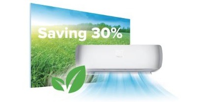 Klimatizace splitová Hisense Unipure AS35XU0EW + HB35XU0AG bílá klimatizace dosahují výrazného zvýšení energetické účinnosti, která vede ke snížení roční spotřeby energie o 30 %.