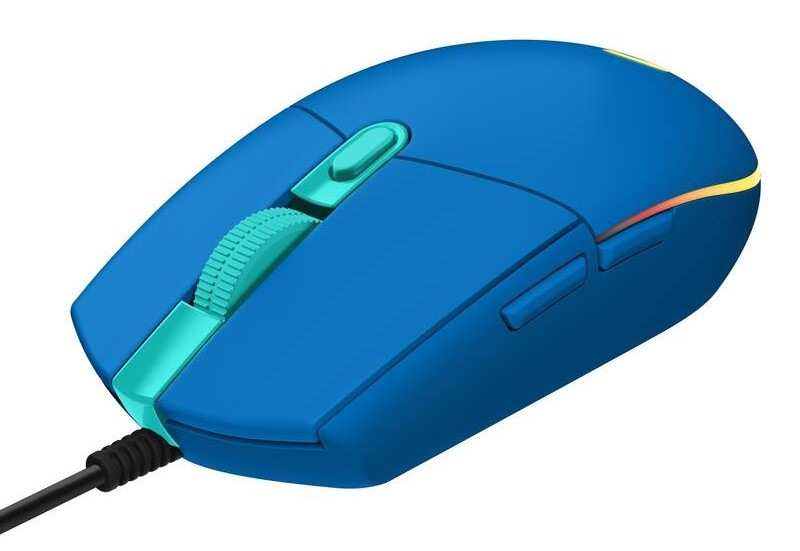 Myš Logitech G203 Lightsync modrá