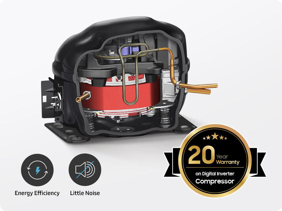  Samsung RB38C607AB1/EF Digitální invertorový motor s 20letou zárukou