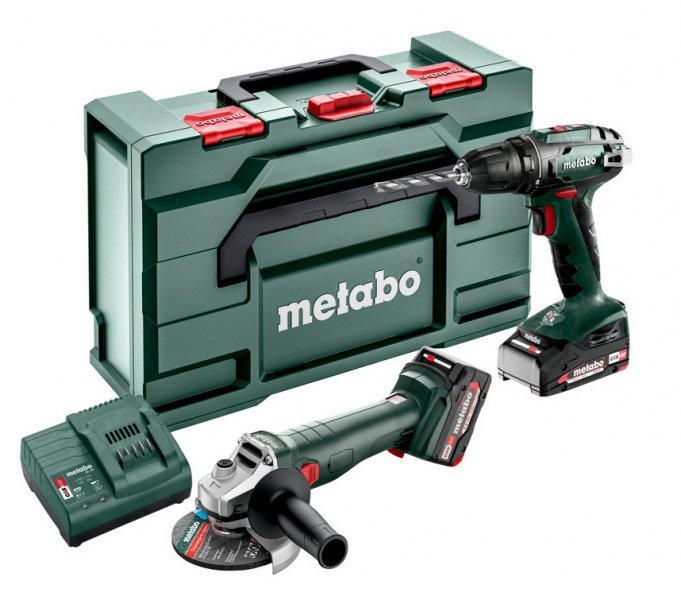 Sada aku nářadí Metabo BS 18 + W 18 L 9-125 (s baterií) 685204500
