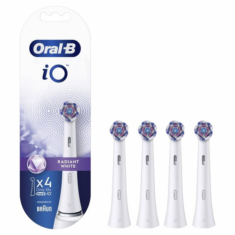 Náhradní kartáček Oral-B iO Radiant White (4 ks) Náhradní kartáček Oral-B iO Radiant White