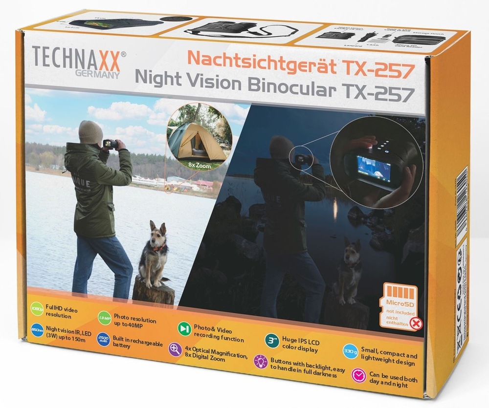 Dalekohled Technaxx TX-257 černý Dalekohled Technaxx TX-257 černý