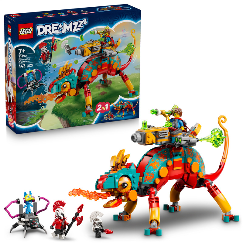 Stavebnice LEGO® DREAMZzz™ 71492 Mateo a jeho ohnivý chameleon