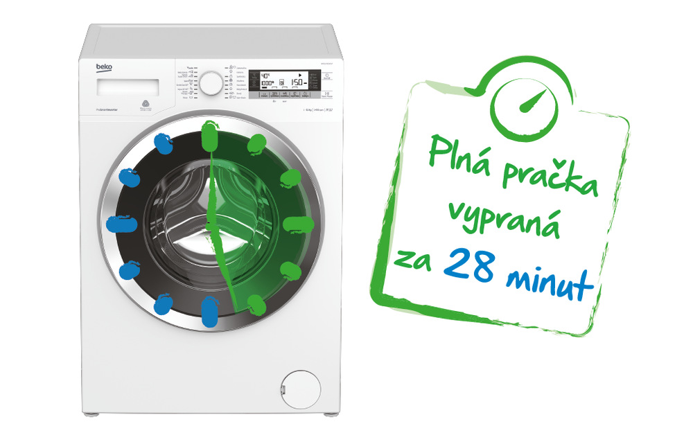 Pračka Beko WTE 6512 B0 bílá