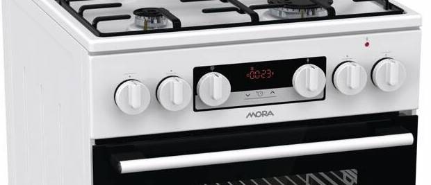 Kombinovaný sporák Mora K 5657 BW bílý Kombinovaný sporák Mora K 5657 BW bílý