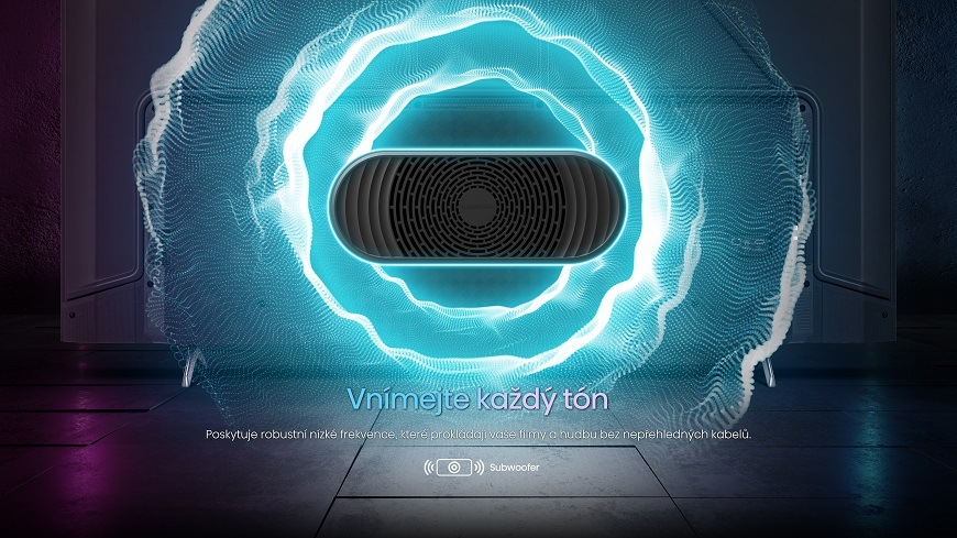 Televize Hisense 75E7KQ PRO Televize Hisense 75E7KQ PRO, Subwoofer