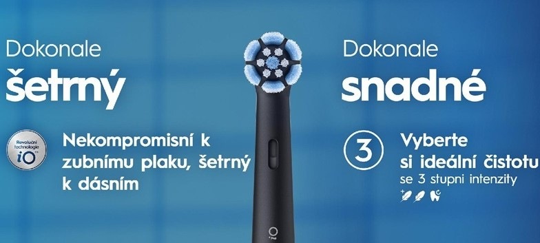 Zubní kartáček Oral-B iO Series 2 Ocean Blue s cestovním pouzdrem modrý Zubní kartáček Oral-B iO Series 2 Ocean Blue s cestovním pouzdrem modrý