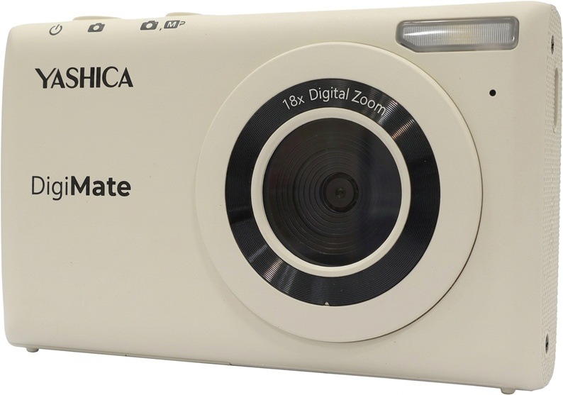 Kompaktní fotoaparát Yashica DigiMate, béžová barva