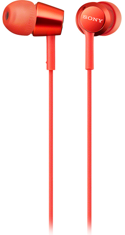 Sluchátka Sony MDR-EX155APR červená