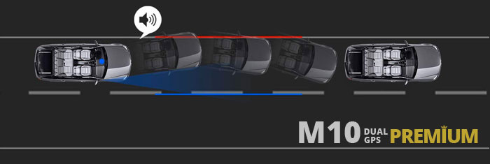 Autokamera CEL-TEC M10s Dual GPS Premium černá/stříbrná Autokamera CEL-TEC M10s Dual GPS Premium černá/stříbrná