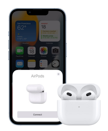 Sluchátka Apple AirPods 2022 s Lightning nabíjecím pouzdrem