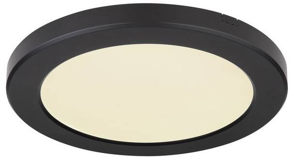 Stropní svítidlo GLOBO Lasse, kruh, 22 cm, LED, 18W černé