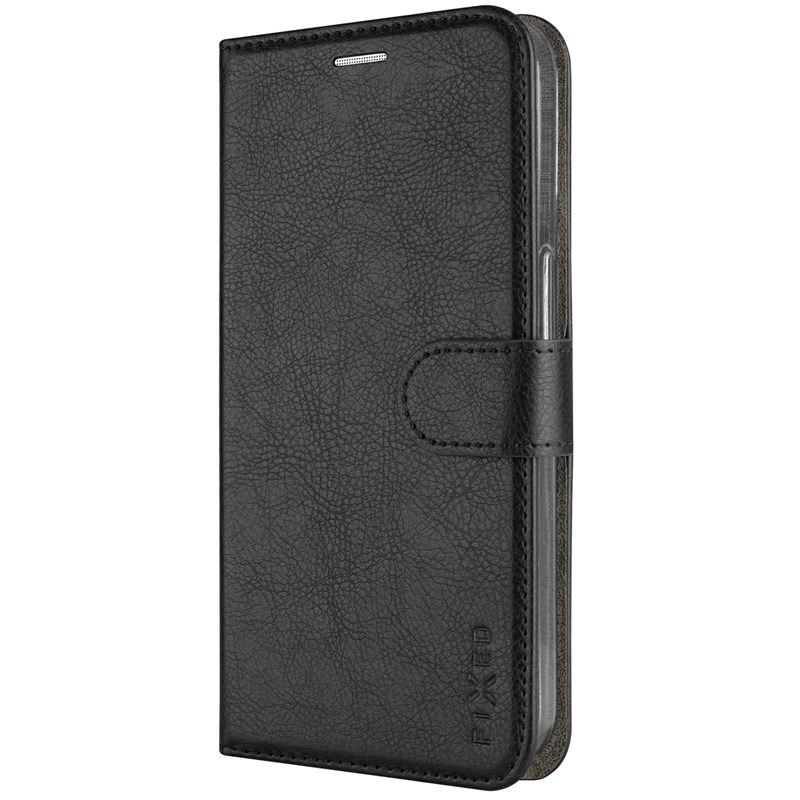 Pouzdro na mobil flipové FIXED Opus na Apple iPhone 16 Pro černé
