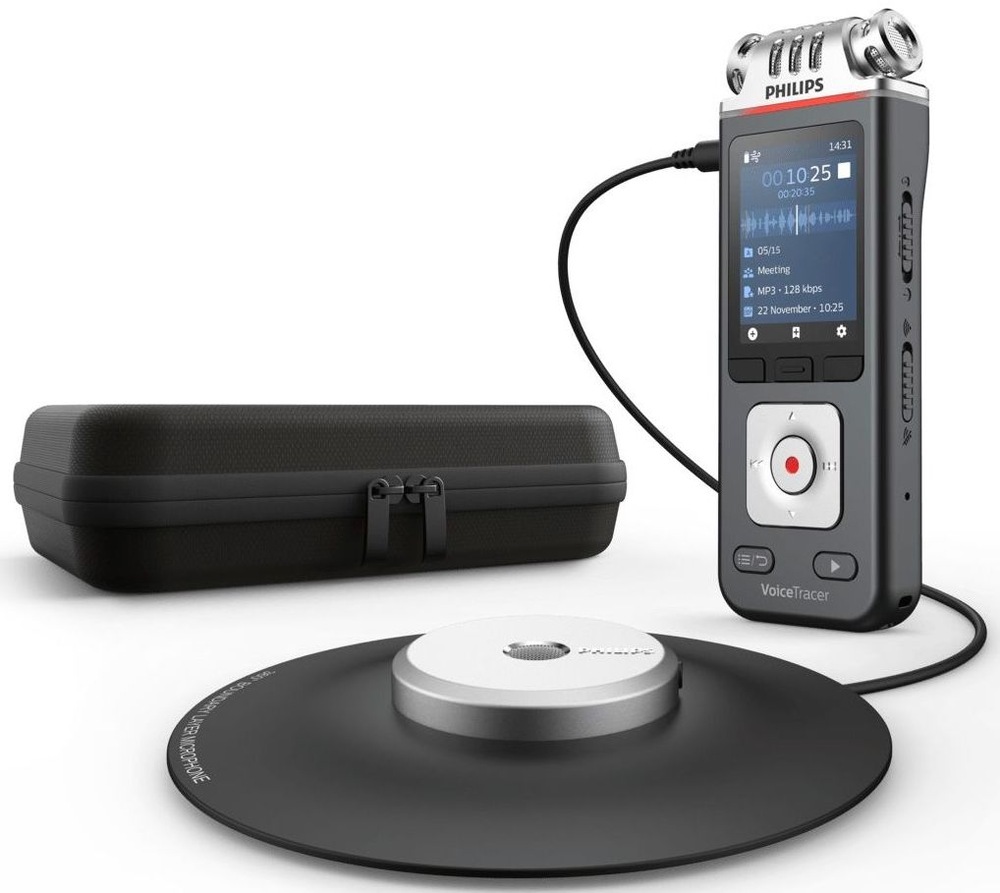 Diktafon Philips DVT8115 černý/stříbrný