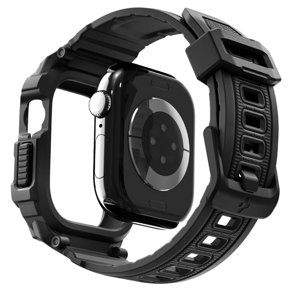 Řemínek Spigen Rugged Armor 2 Pro na Apple Watch 42mm - černý