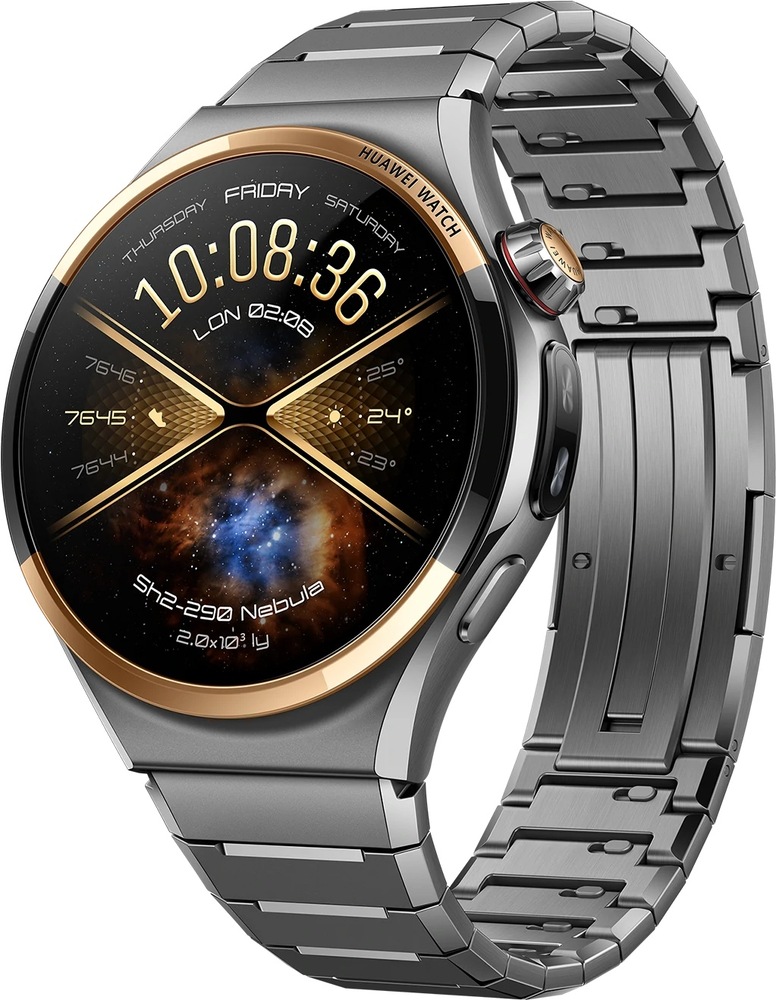 Chytré hodinky HUAWEI WATCH 6 Pro 46 mm Black Titanium Space Edition, černá barva