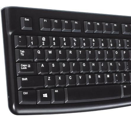 Klávesnice Logitech K120 CZ/SK černá Klávesnice Logitech K120 CZ/SK černá