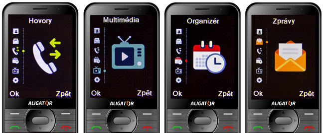 Mobilní telefon Aligator A900 Senior + nabíjecí stojánek červený Mobilní telefon Aligator A900 Senior + nabíjecí stojánek červený