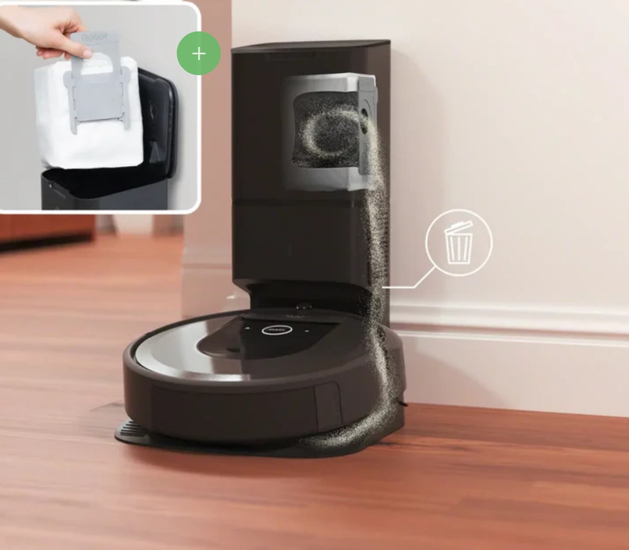 Robotický vysavač iRobot Roomba Combo i8 černý Robotický vysavač iRobot Roomba Combo i8 černý