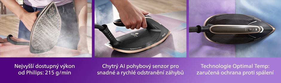 Žehlicí systém Philips PSG8300/80 8000 Series zobrazený ze všech stran