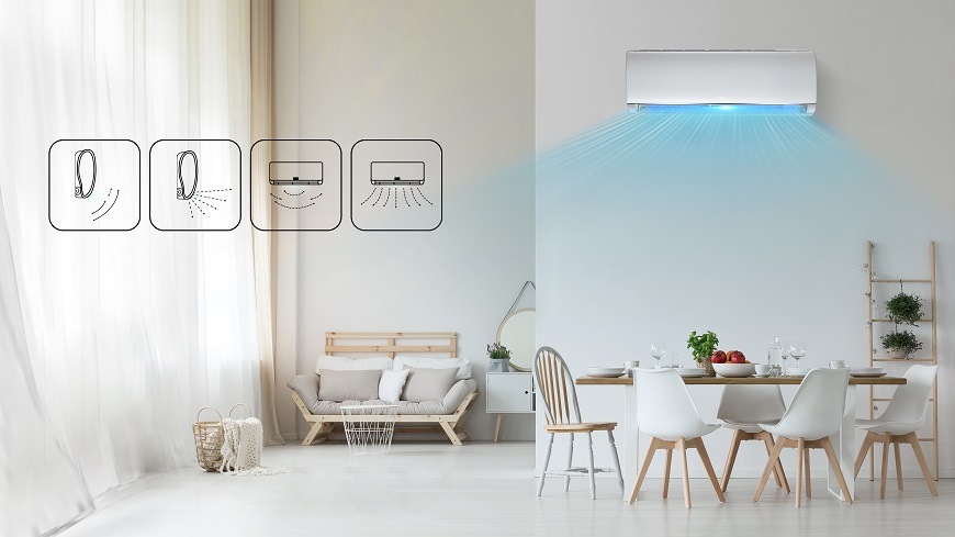 Klimatizace splitová TCL TAC-12CHSD/XA41I + SN12F1S0 bílá Splitová klimatizace TCL Smart Air Soft Care v domácnosti
