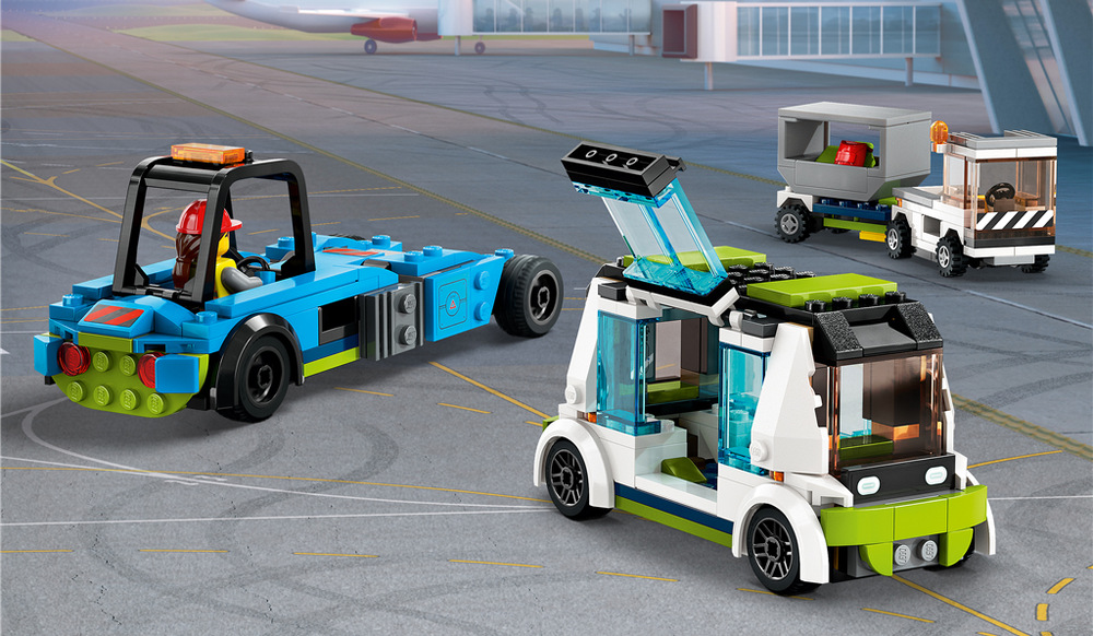 Stavebnice LEGO® City 60367 Osobní letadlo Po sejmutí střechy se odhalí kokpit, ulička, toaleta i prostor s občerstvením pro vlastní letové příběhy.