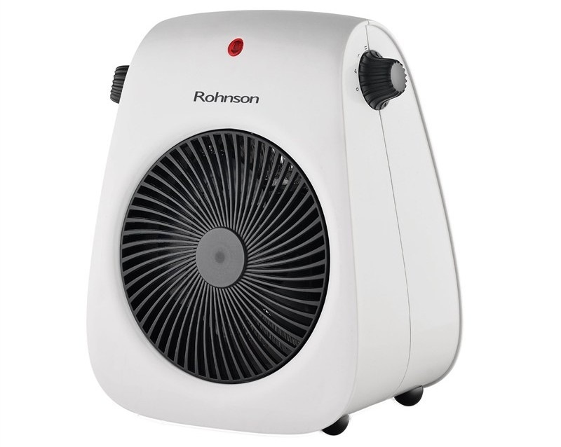 Teplovzdušný ventilátor Rohnson R-6062 bílý Horkovzdušný ventilátor Rohnson je opatřen integrovanou rukojetí