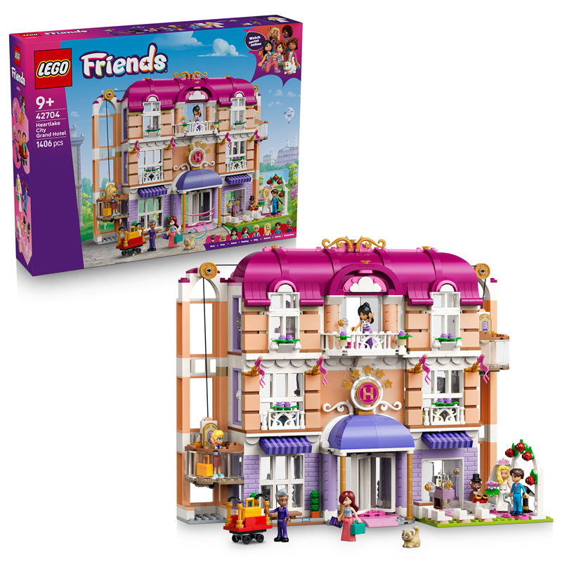 Stavebnice LEGO® Friends 42704 Grand Hotel v městečku Heartlake