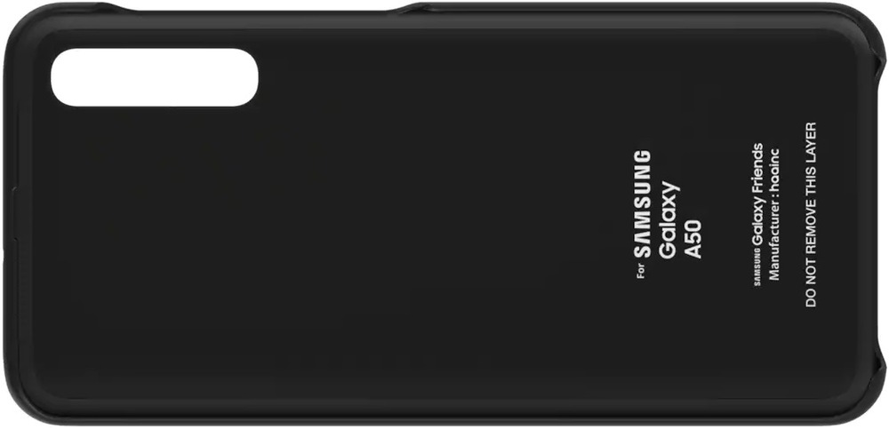 Kryt na mobil Samsung Smart Cover Avengers na Galaxy A50 černý Kryt Galaxy Friends x MARVEL
