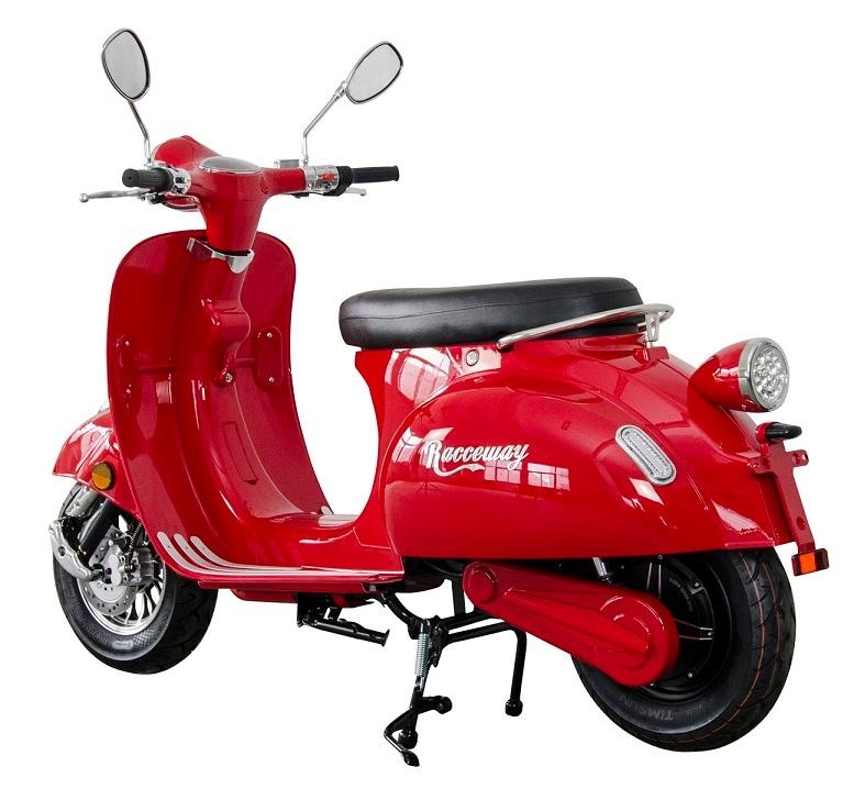 Elektroskútr RACCEWAY Century, 20 Ah červený