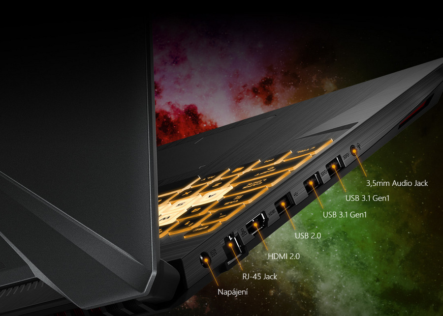 Notebook Asus TUF Gaming FX505DT-BQ051T černý