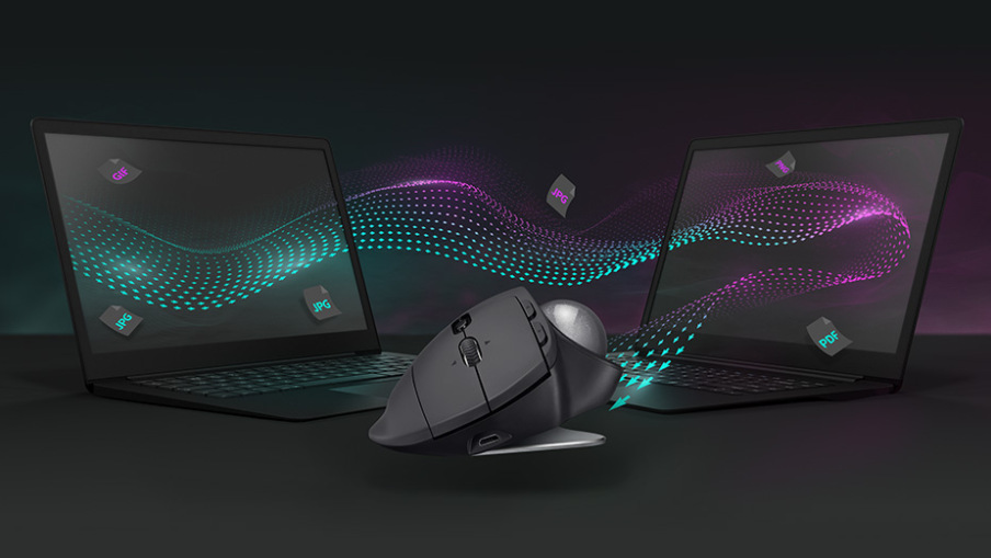 Myš Logitech MX Ergo Trackball šedá Myš Logitech MX Ergo Trackball šedá