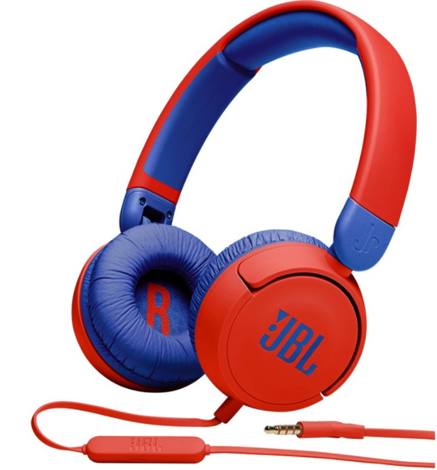 Sluchátka JBL JR 310 červená/modrá