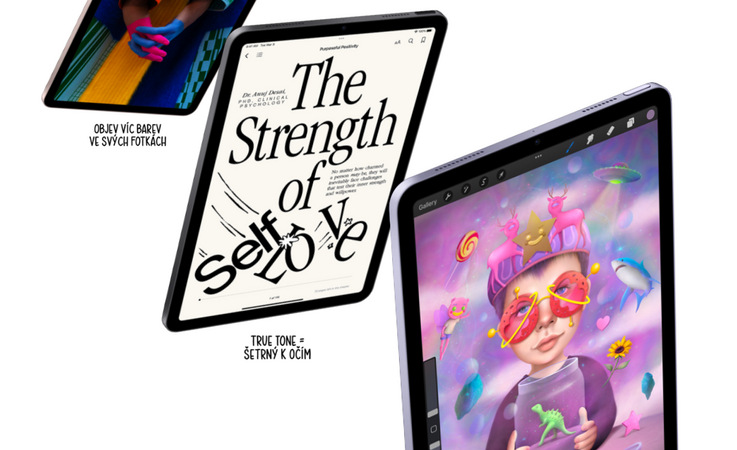 Dotykový tablet Apple iPad Air (2022) Wi-Fi + Cellular 64GB - Purple