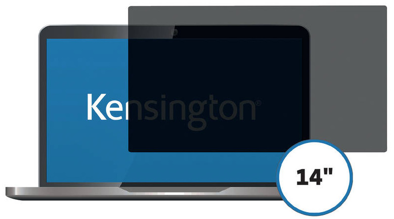Privátní filtr KENSINGTON pro notebook 14" Wide (16:9), dvousměrný, odnímatelný KGN626462